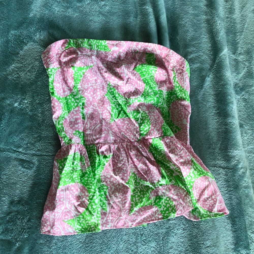 Lilly Pulitzer strapless top